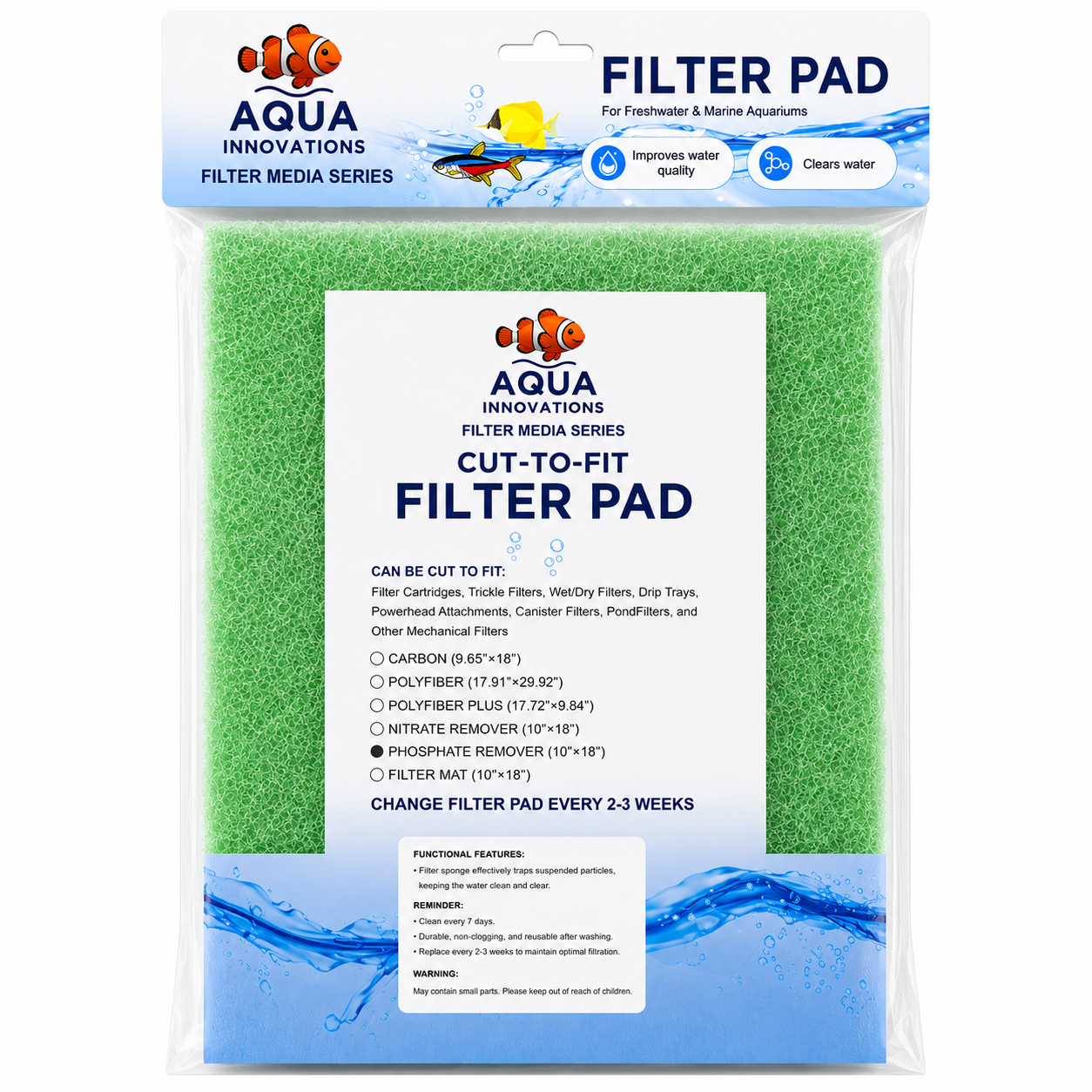 AI PAD PHOSPHATE 10X18