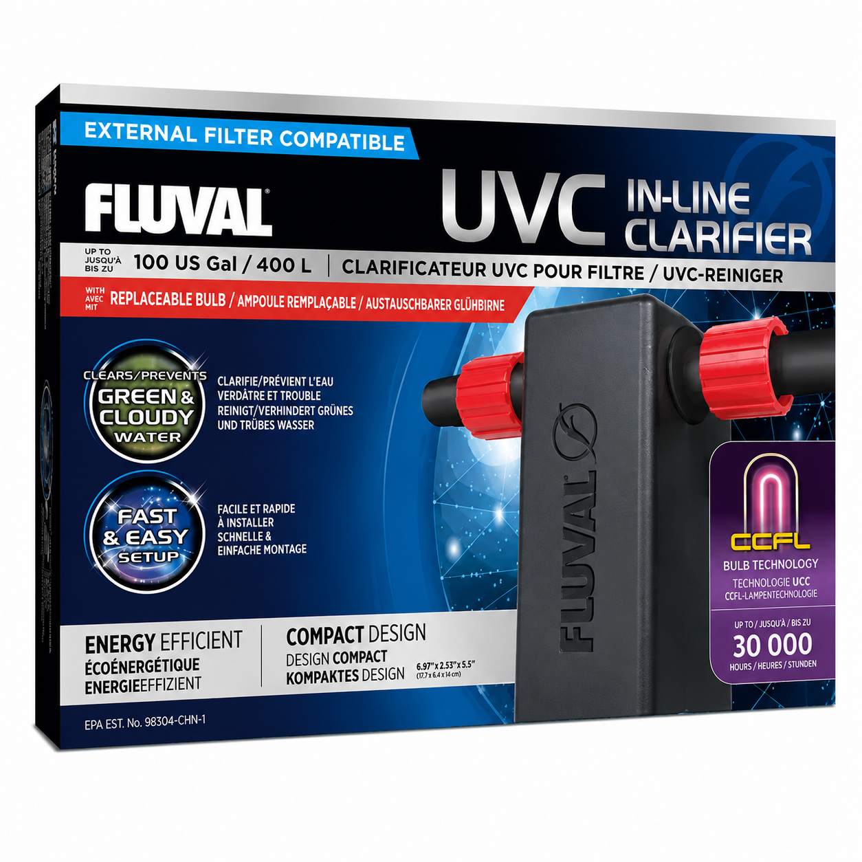 FLUVAL IN LINE UVC CLARIFIER