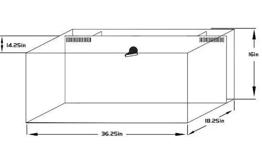 IceCap 45 Gal All-In-One Cube Aquarium