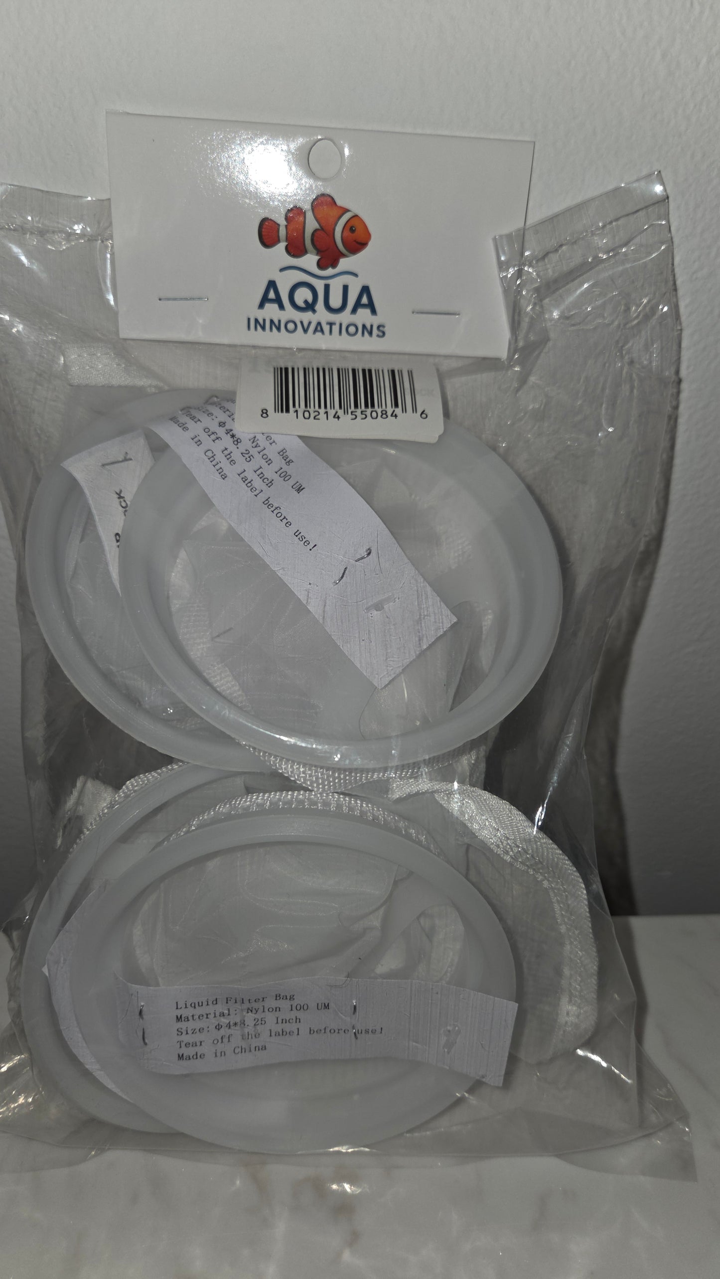 AI 4" MESH FLTR SOCK 4PK